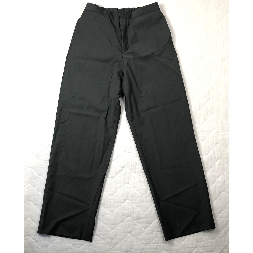 Calvin Klein Studio Pants Men's Size‎ 34x32 Large Gray Button Fly Elastic Waist